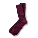 Merino Wollsocken / Bordeaux
