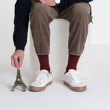 Merino Wollsocken / Bordeaux