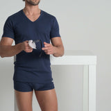 T-Shirt Suzette 2er Pack / Blau