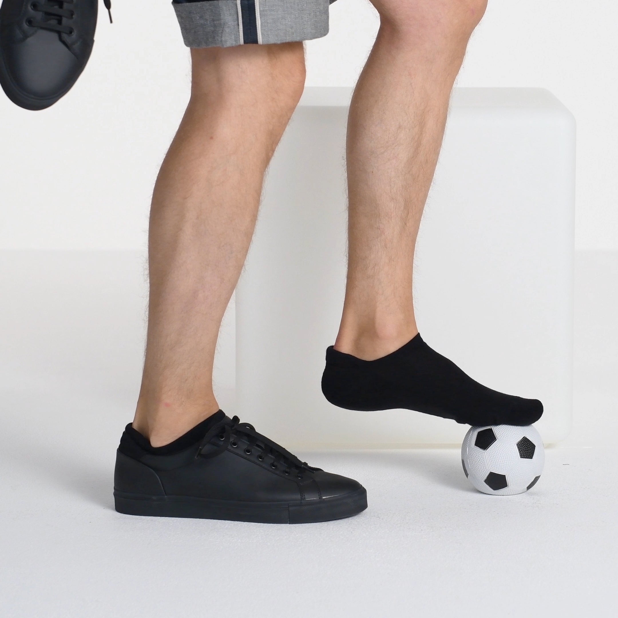 Shorty Sneaker Socks in black BLACKSOCKS - Main Image