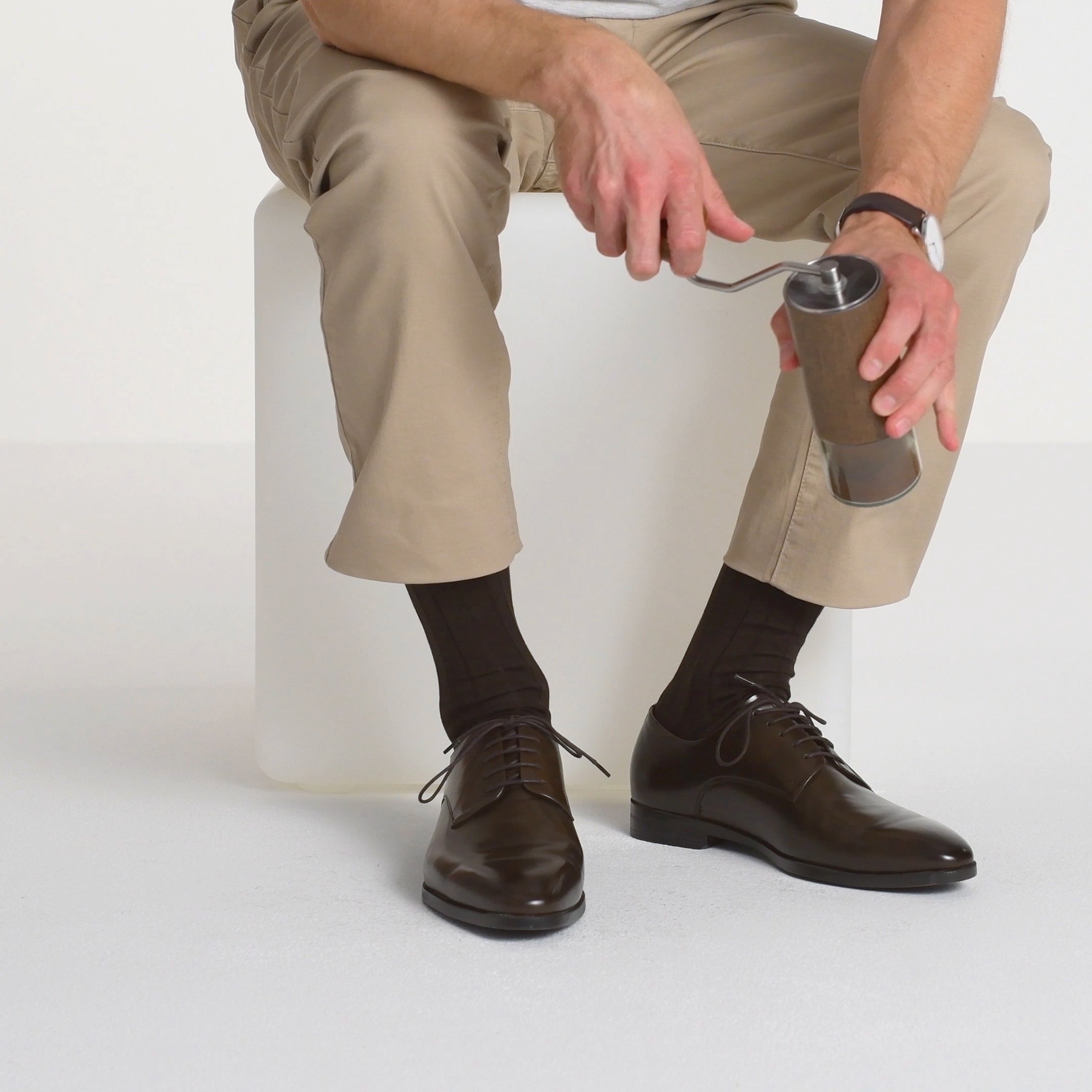 Calf socks Classic in brown | BLACKSOCKS Calf socks Classic in brown | BLACKSOCKS