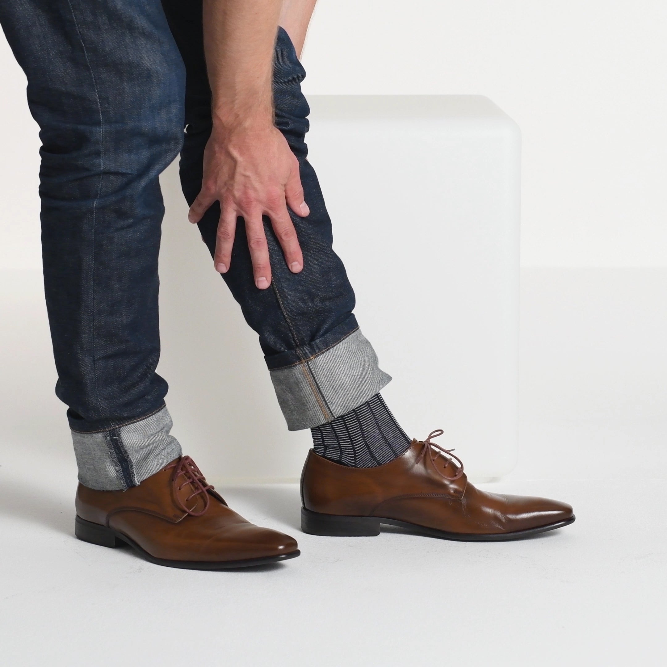 Calf socks Classic in Navy Calf socks Classic in Navy