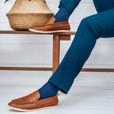 Merino Wollsocken / Blau